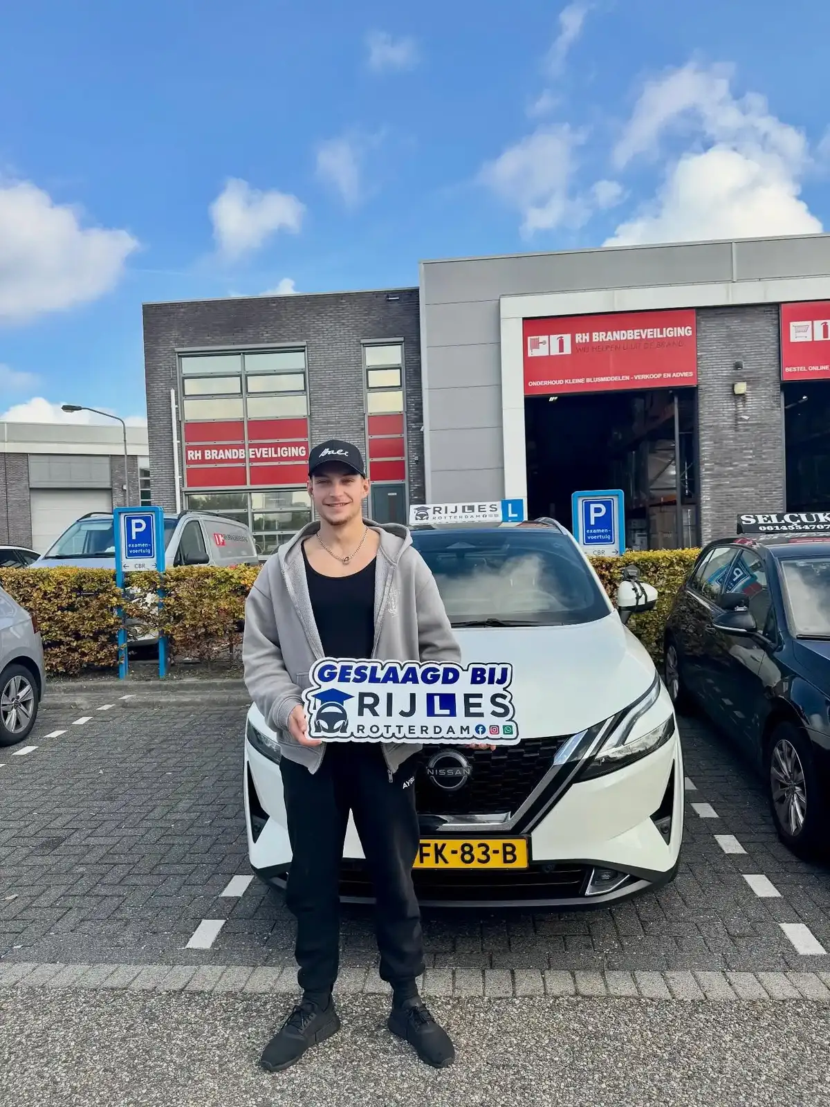 Rijles Rotterdam - leerling onderweg